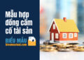 Mẫu hợp đồng cầm cố tài sản
