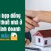 Mẫu hợp đồng cho thuê nhà ở để kinh doanh