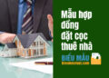 Mẫu hợp đồng đặt cọc thuê nhà
