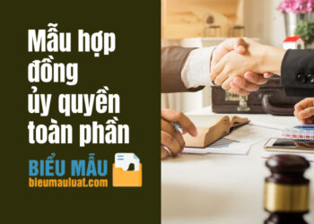 Mẫu hợp đồng ủy quyền toàn phần