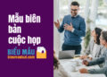 Mẫu biên bản cuộc họp