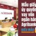 Mẫu giấy ủy quyền vay vốn ngân hàng Agribank