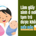 Làm giấy khai sinh ở nơi tạm trú được không?