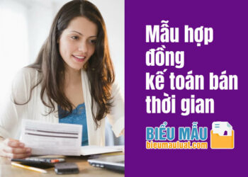 Mẫu hợp đồng kế toán bán thời gian