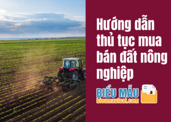 Hướng dẫn thủ tục mua bán đất nông nghiệp