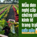 Mẫu đơn đề nghị cấp giấy chứng nhận kinh tế trang trại