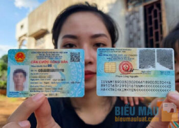 Mẫu tờ khai làm căn cước công dân